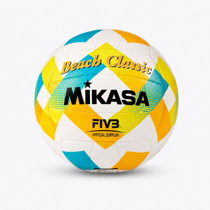 Balón de Vóleibol Playa Mikasa Good Vibes BV354TV N°5 Con Malla y Aguja VXA-LG