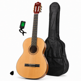 Guitarra Clásica Infantil Epic 30” con Funda, Afinador y Púa | Natural