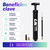 Bombín de Mano UK Time 8” Compacto para Bicicleta y Balones