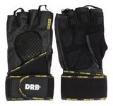 Guantes Fitness DRB Greco Negros con Velcro para Entrenamiento