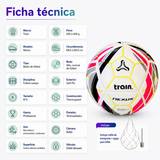 Balón de Fútbol Train Nexus N°5 Oficial Tercera División Chile Termosellado