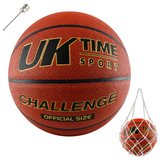 Pelota de Básquetbol UKTime Challenge N°7 PU con Malla y Aguja
