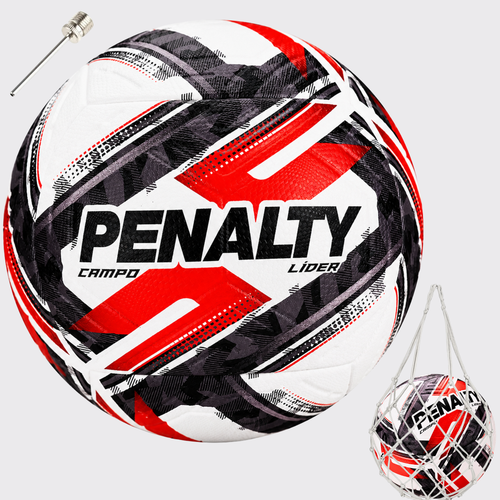 Balón de Fútbol Campo Penalty Líder XXVI N°5 Ultra Fusion | Negro/Rojo